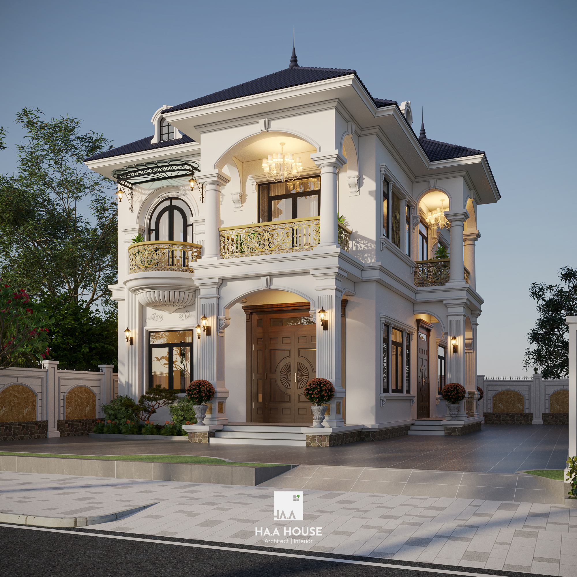 Biệt thự tân cổ nhà Bác Minh 3