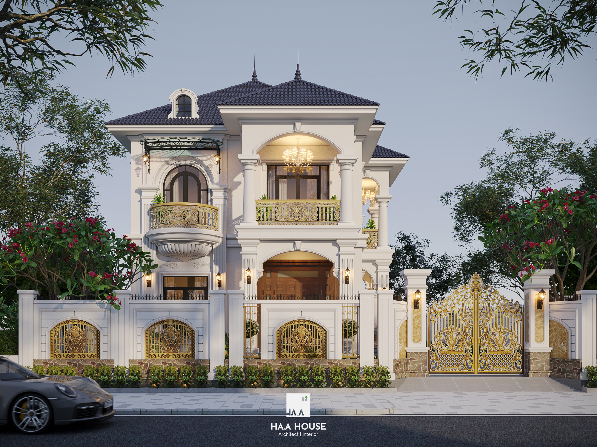 Biệt thự tân cổ nhà Bác Minh