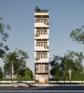Nhà phố 6 tầng 1 tum 1