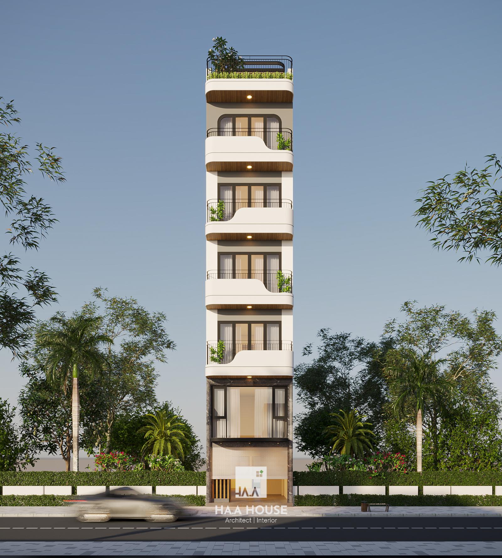 Nhà phố 6 tầng 1 tum 1