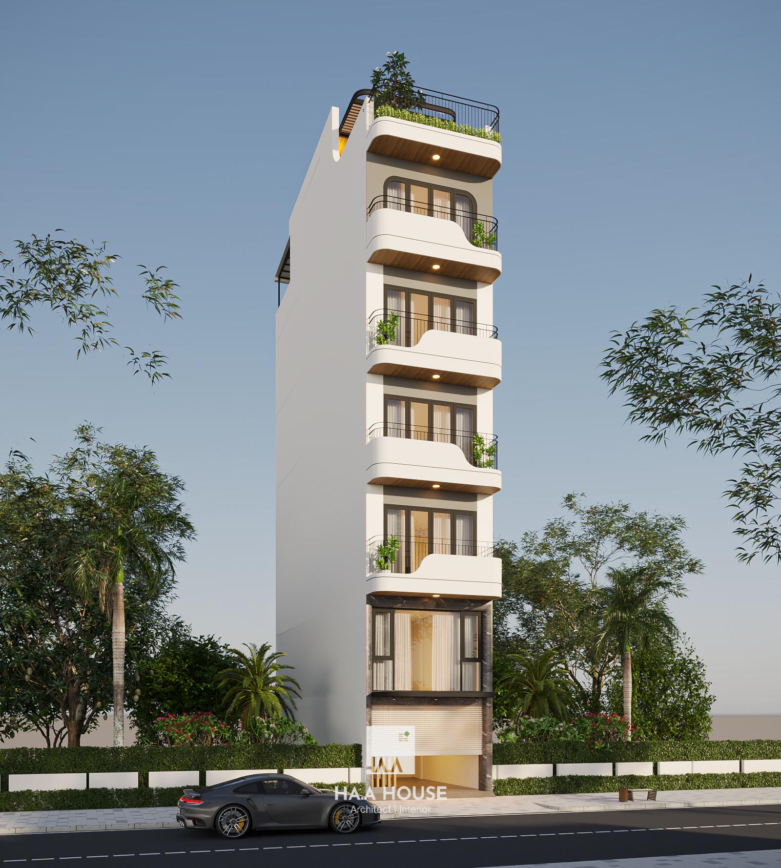 Nhà phố 6 tầng 1 tum 2