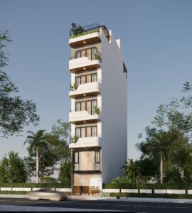 Nhà phố 6 tầng 1 tum 3