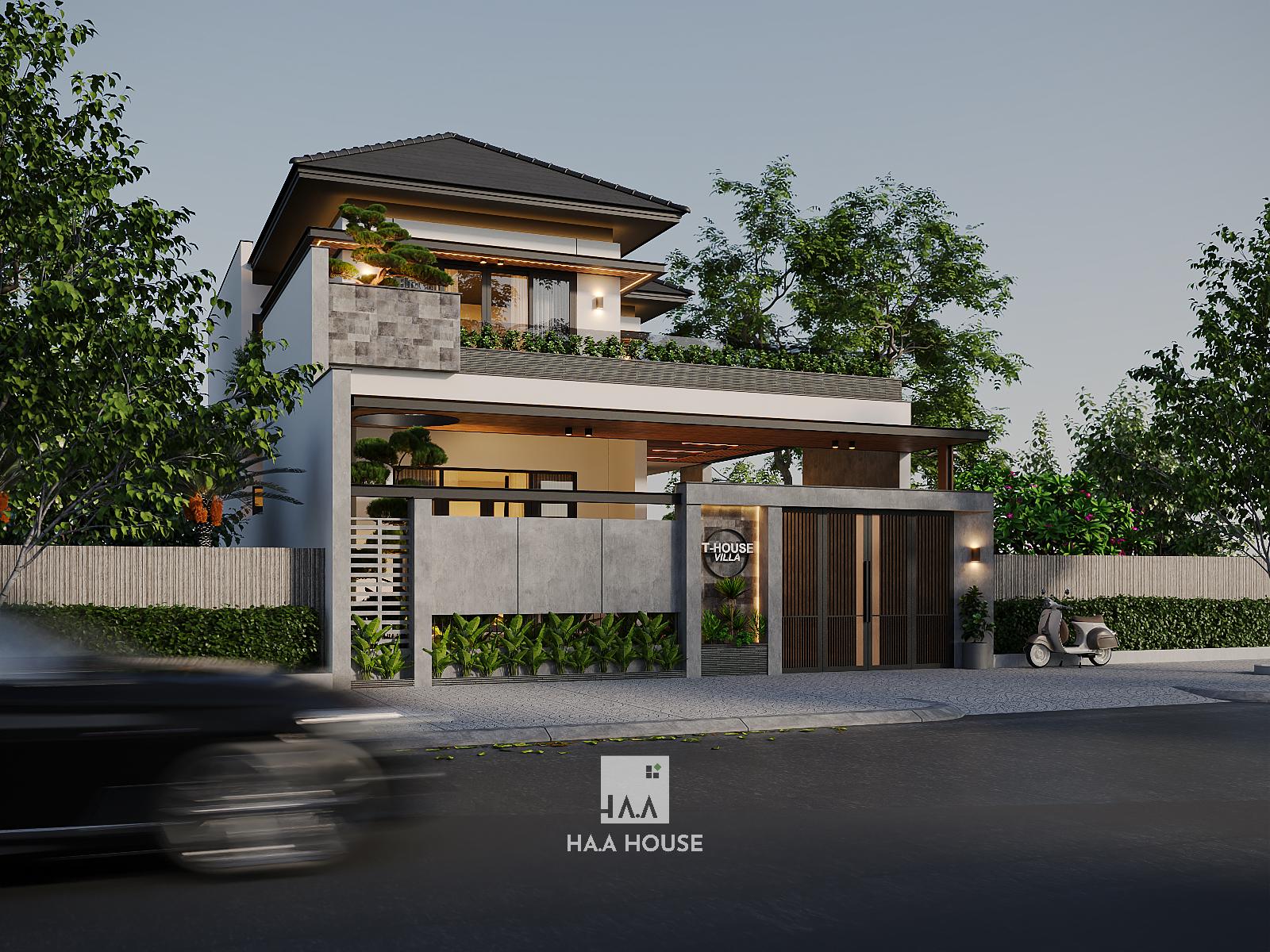 Biệt thự 2 tầng Anh Tuấn 