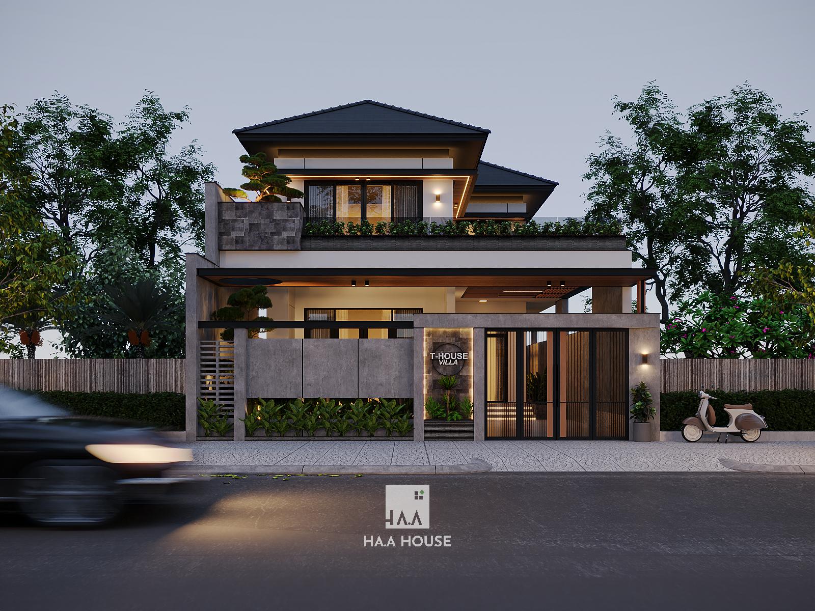 Biệt thự 2 tầng Anh Tuấn 