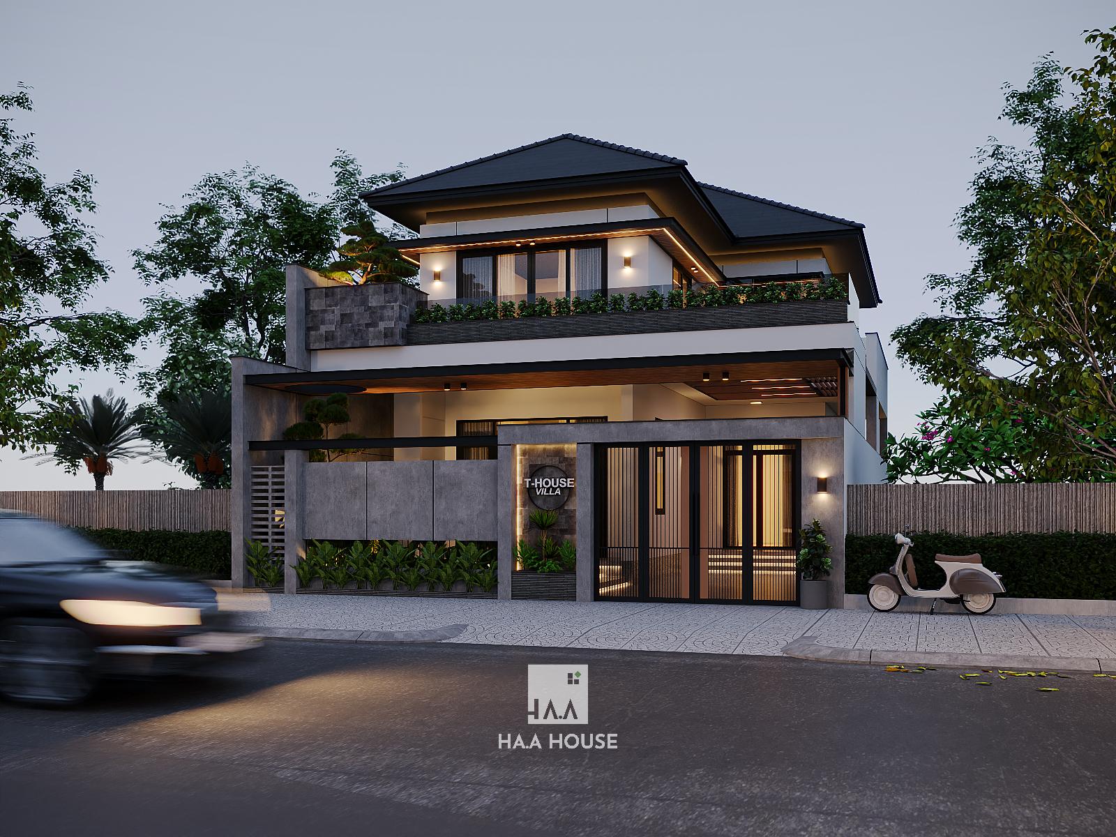 Biệt thự 2 tầng Anh Tuấn 