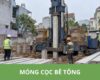 móng cọc bê tông